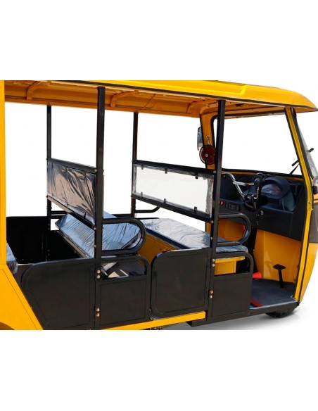 Triciclo eléctrico con capota solar